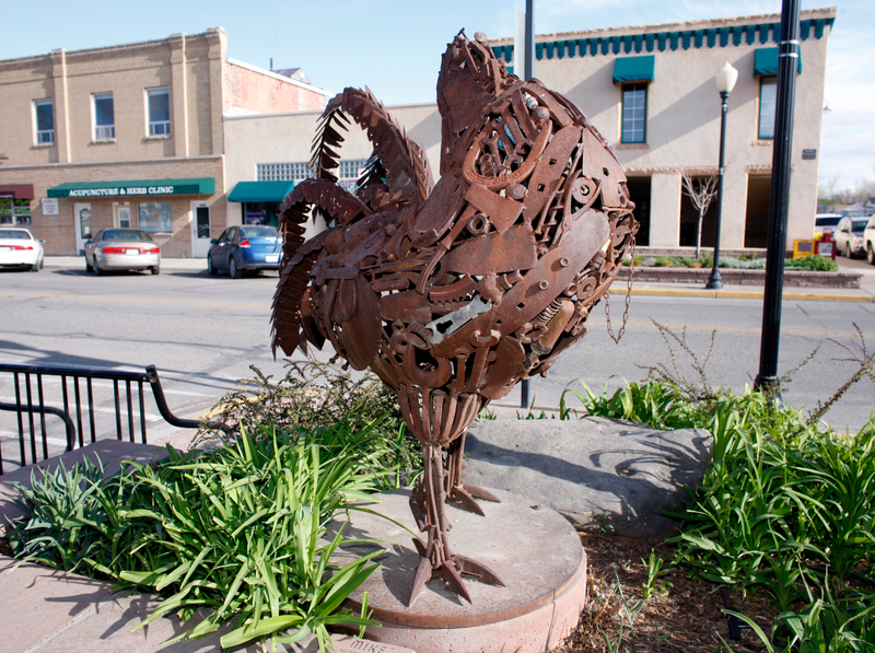 Monumento a Mike en Fruita, Colorado. AP